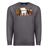 Charcoal Heather Christmas teeth dentist Premium Sweatshirt - Jasminsmagicworld