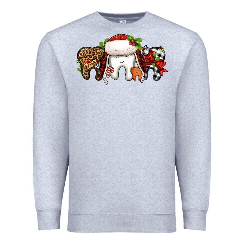 Christmas Teeth Dentist Premium Sweatshirt by Jasminsmagicworld | Teevron