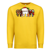 Lemon Christmas teeth dentist Premium Sweatshirt - Jasminsmagicworld