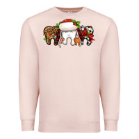 Pale Pink Christmas teeth dentist Premium Sweatshirt - Jasminsmagicworld