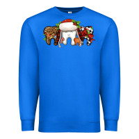 True Royal Christmas teeth dentist Premium Sweatshirt - Jasminsmagicworld