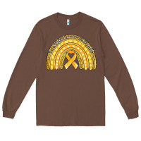 Childhood Cancer Awareness Rainbow (1) Long Sleeve Tee | Teevron