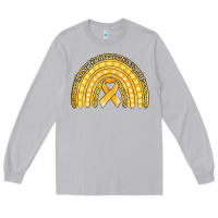 Moon Dust childhood cancer awareness rainbow (1) Long Sleeve Tee - Jasminsmagicworld