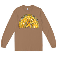 Toasted Coconut childhood cancer awareness rainbow (1) Long Sleeve Tee - Jasminsmagicworld