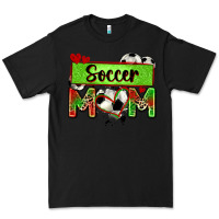 Black soccer mom with leopard Premium Tee - Zillion Design Studio