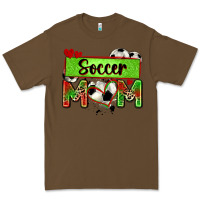 Cacao soccer mom with leopard Premium Tee - Zillion Design Studio