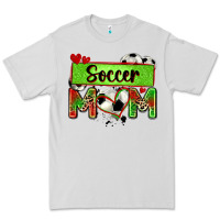 Dove Grey soccer mom with leopard Premium Tee - Zillion Design Studio