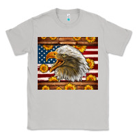 Moon Dust American Flag Eagle Classic Tee - LillyAllenDesigns
