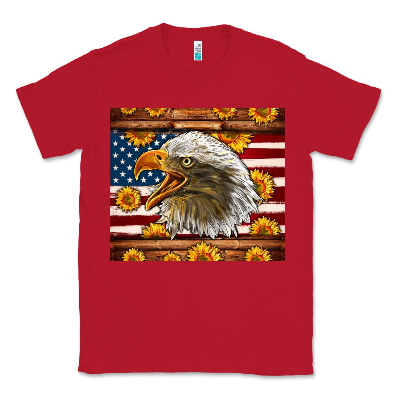 American Flag Eagle Classic Tee by LillyAllenDesigns | Teevron