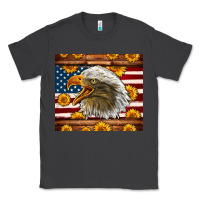 Smoke American Flag Eagle Classic Tee - LillyAllenDesigns