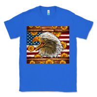 True Royal American Flag Eagle Classic Tee - LillyAllenDesigns