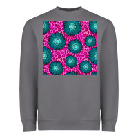 Storm floral pink leopard seamless pattern Heavyweight Sweatshirt - BundleAndBundleShop