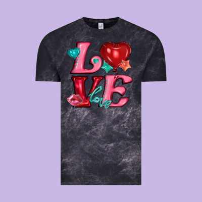 Love With Balloons Vintage Tee Designed By Adodesignshop