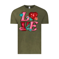 Vintage Olive love with balloons Vintage Tee - AdoDesignShop