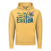 My First Easter Bunny Boy Vintage Hoodie | Teevron