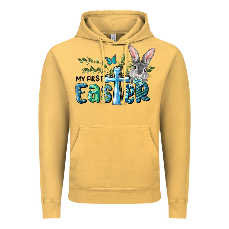 My First Easter Bunny Boy Vintage Hoodie by RanaPortraitStore | Teevron