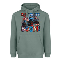 Sage red white and boom 4th of july Heavyweight Hoodie - Artiststas