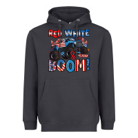 Smoke red white and boom 4th of july Heavyweight Hoodie - Artiststas