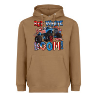 Toasted Coconut red white and boom 4th of july Heavyweight Hoodie - Artiststas