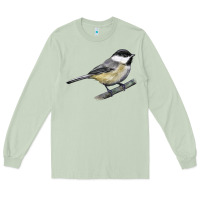 Matcha Black Capped Chickadee Long Sleeve Tee - LillyAllenDesigns