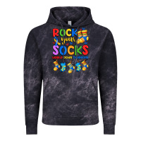 Cloud Black rock your  world down syndrome Vintage Hoodie - Artiststas