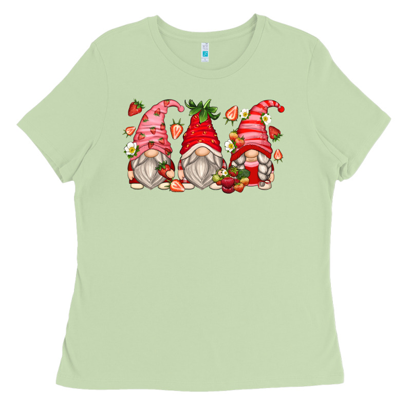 Strawberry Gnomes Ladies Tee by Zillion Design Studio | Teevron