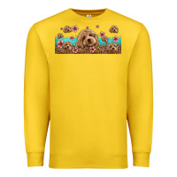 Lemon floral cockapoo Premium Sweatshirt - Jasminsmagicworld