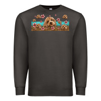Smoke floral cockapoo Premium Sweatshirt - Jasminsmagicworld