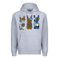 Heather Grey Easter Bunnies Premium Hoodie - Bettercallsaul