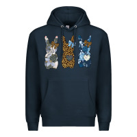 Navy Easter Bunnies Premium Hoodie - Bettercallsaul