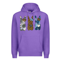 Purple Easter Bunnies Premium Hoodie - Bettercallsaul