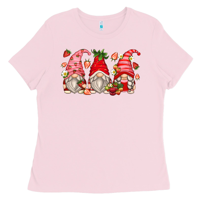 Strawberry Gnomes Ladies Tee by Zillion Design Studio | Teevron