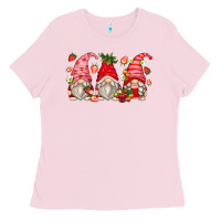 Bubblegum Pink strawberry gnomes Ladies Tee - Zillion Design Studio