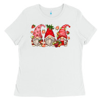 White strawberry gnomes Ladies Tee - Zillion Design Studio