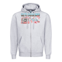 Heather Grey ultrasound tech Zipper Hoodie - MaliasSmallBusiness
