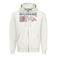 Oatmeal Heather ultrasound tech Zipper Hoodie - MaliasSmallBusiness