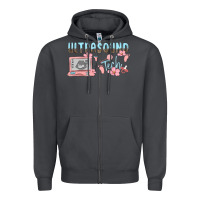 Smoke ultrasound tech Zipper Hoodie - MaliasSmallBusiness