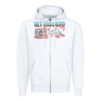 White ultrasound tech Zipper Hoodie - MaliasSmallBusiness
