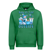 Emerald baby it's cold outside Urban Hoodie - CowGirlArtShop