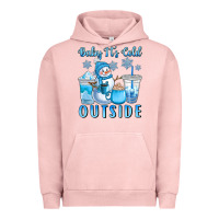 Pigment Salmon baby it's cold outside Urban Hoodie - CowGirlArtShop