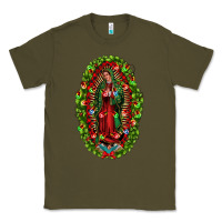 Army Green our lady of guadalupe christmas Classic Tee - Jasminsmagicworld