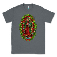 Charcoal Heather our lady of guadalupe christmas Classic Tee - Jasminsmagicworld