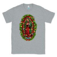 Heather Grey our lady of guadalupe christmas Classic Tee - Jasminsmagicworld
