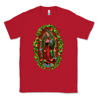 Red our lady of guadalupe christmas Classic Tee - Jasminsmagicworld