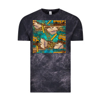 Cloud Black student delivery specialist seamless pattern Vintage Tee - BundleAndBundleShop