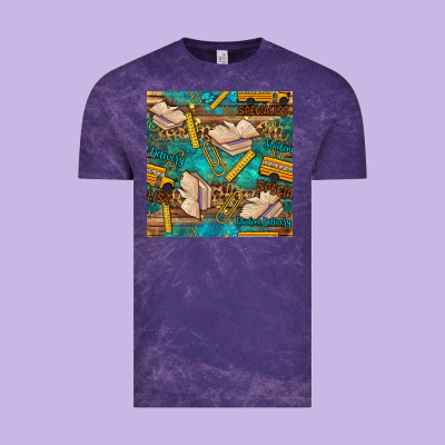 Student Delivery Specialist Seamless Pattern Vintage Tee Designed By Bundleandbundleshop