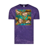 Cloud Purple student delivery specialist seamless pattern Vintage Tee - BundleAndBundleShop