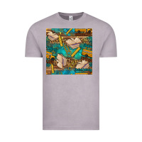 Vintage Zinc student delivery specialist seamless pattern Vintage Tee - BundleAndBundleShop