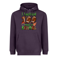 Plum i tackled 100 days of school Heavyweight Hoodie - Artiststas
