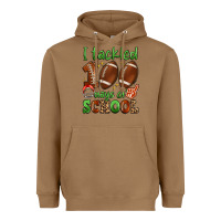 I Tackled 100 Days Of School Heavyweight Hoodie | Teevron